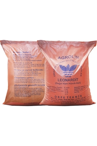 Agrolin 25 Kg'lık İşlenmiş Leonardit Çuvalı