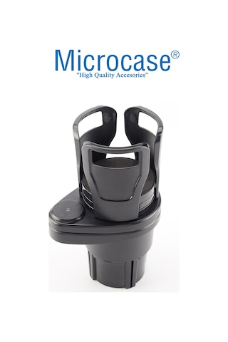 2in1 Fonksiyonel Araç İçi Bardak İçecek Tutucu Çift Kupa - AL3478