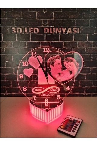 Hediye 16 Renkli Kumandalı Led Lamba