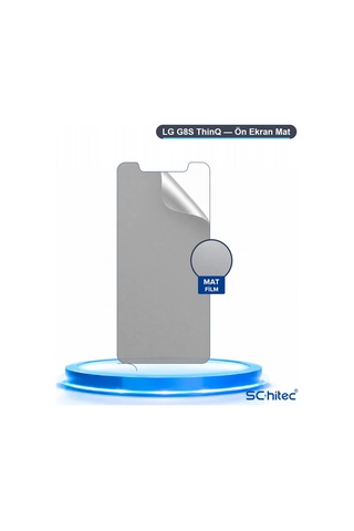 Schitec Lg G8s Thinq Uyumlu Ön Yüzey Mat Hidrojel Ekran Koruyucu 80369200