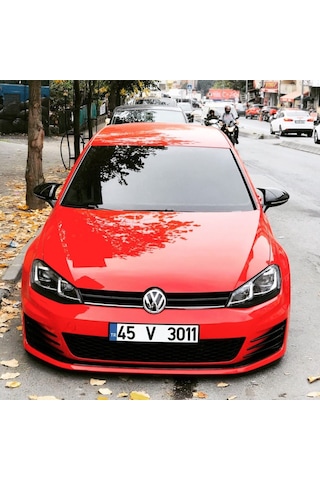 Golf 7 7.5 Batman Yarasa Ayna Kapağı Piano Black Abs Plastik