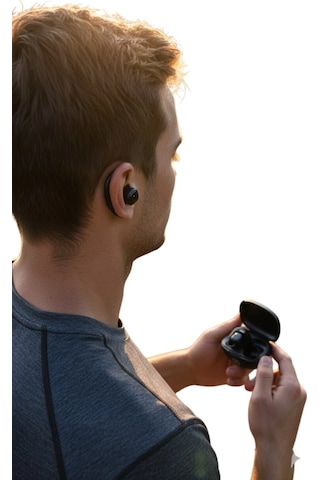 Açık Tasarım Kablosuz Bluetooth Spor Kulaklık Led Ekranlı