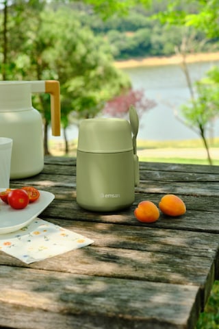 Emsan Solis Yemek Termosu 500 Ml Yeşil Yeşil