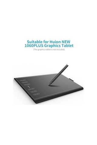 Novahub Huion Pen80 Şarj Edilebilir Elektromanyetik Rezonans Kalemi, 2 Prg. Düğmeli, Yeni 1060plus İçin