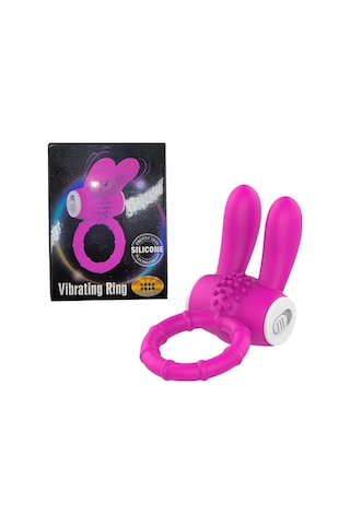 Hızlı Express Pretty Love Protect Silicone Rabbit Güçlü Titreşimli Penis Halkası