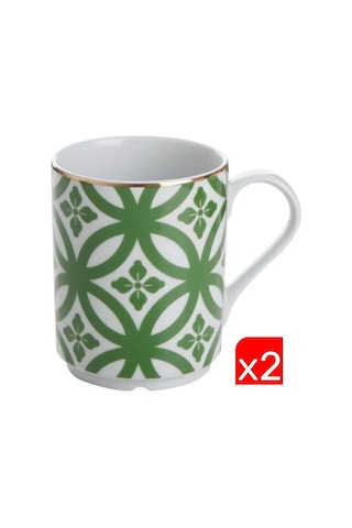 Porland Morocco Desen Yeşil Kupa 340cc 2 Li 04ap018891 Yeşil