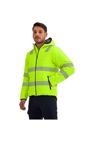 Şensel Reflektörlü Kapitoneli Mont Fosforlu Sarı 61E1166 Fosforlu Sarı