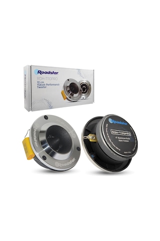 Roadstar Rdh-t100pro 10 Cm Yüksek Performanslı Tweeter 300w Maksimum 40w Rms 1 Takım