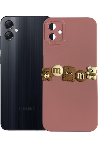 Samsung Galaxy Uyumlu A05 Kılıf 3d M Bear Kamera Korumalı Silikon Kapak