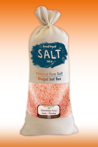 Himalaya Tuzu 1 Kg. Bez Torbada İnce Çekim Himalaya Tuz
