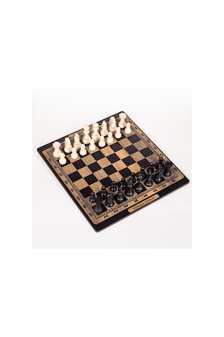 İsme Özel Ahşap Satranç Takımı Kişiye Özel Satranç Seti