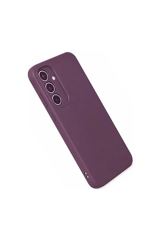 Samsung Galaxy Uyumlu A35 5g Kılıf First Silikon - Mürdüm