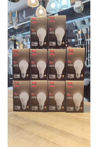 10 Adet 9 Watt Beyaz Işık Led Ampul Enerji Tasarruflu 6500k 10 Adet
