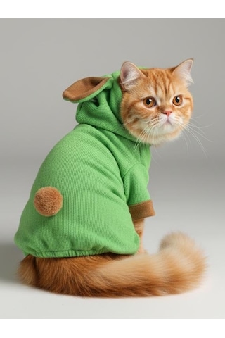 Matcha Bunny Kedi Tulumu,kıyafeti