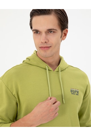 U.s. Polo Assn. Erkek Fıstık Sweatshirt 50293442-vr087 Fıstık Fıstık Yeşili