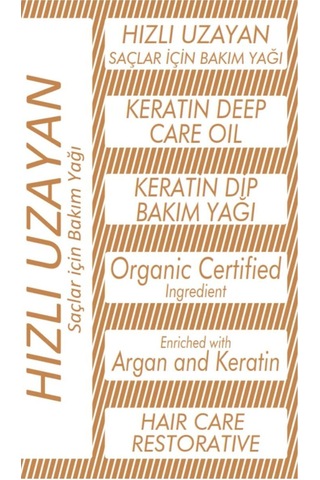 Hızlı Saç Uzatma Keratin Dip Bakım Yağı 50ml