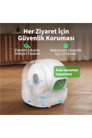 Petkit Purobot Max Pro 2 Akıllı Kedi Tuvaleti Resmi Distribütör Garantili