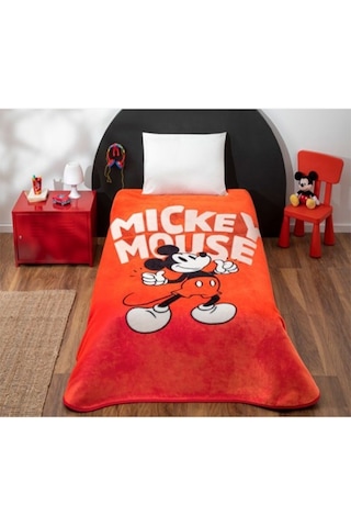 Taç Lisanslı Battaniye Mickey Mouse Classic Red Tek Kişilik Taç Lisanslı Battaniye Mickey Mouse Classic Red Tek Kişilik