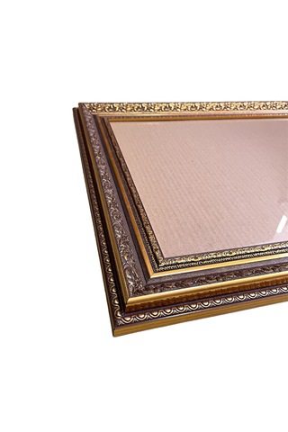 Avukatlık Ruhsatname Çerçevesi - 33x48 - Hakiki Camlı Gold Varak
