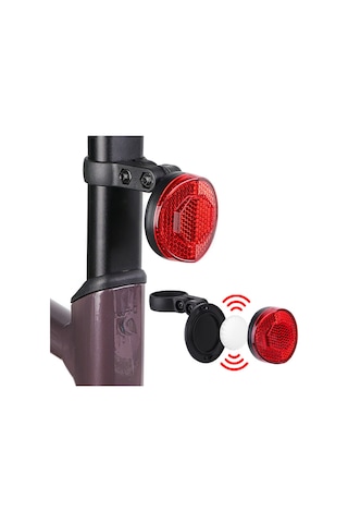 Micflip P20 Bisiklet Reflektörü Suya Dayanıklı Akıllı Takip Cihaz Özellikli Kırmızı