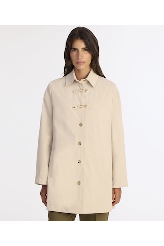 Yargıcı Regular Gömlek Yaka Uzun Kol Pardösü 25kkpr5007x 017 Bej