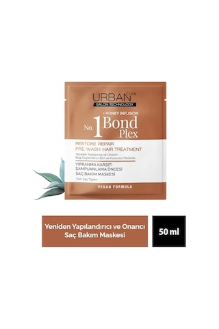 Urban Care No.1 Bond Plex Yıpranma Karşıtı Duş Öncesi Saç Bakım Maskesi 50 Ml- Vegan