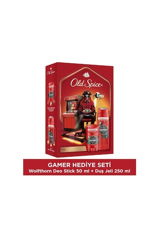 Old Spice Wolfthorn Gamer Seti Deodorant Stick 50 Ml + Duş Jeli 250 Ml