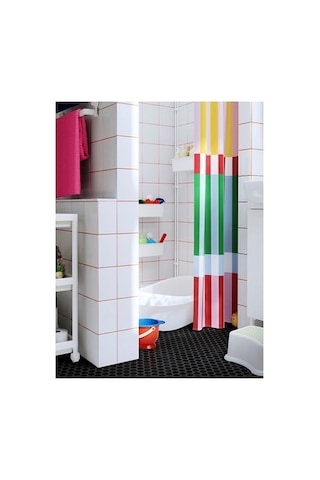 Ikea Banjanträd Duş Perdesi, Çok Renkli, 180x200 Cm