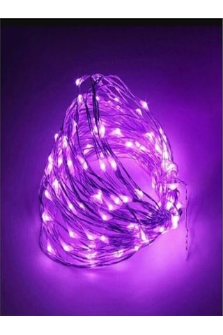 10 Metre Peri Led Yüksek Kaliteli 3 Fonksiyonlu Animasyonlu Led Işık - Mor