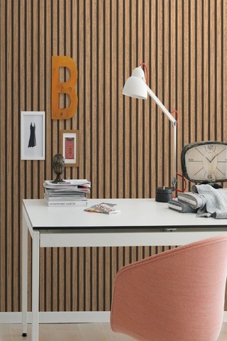 Zümrüt Exclusive Lambri Desenli Duvar Kağıdı 7610-10