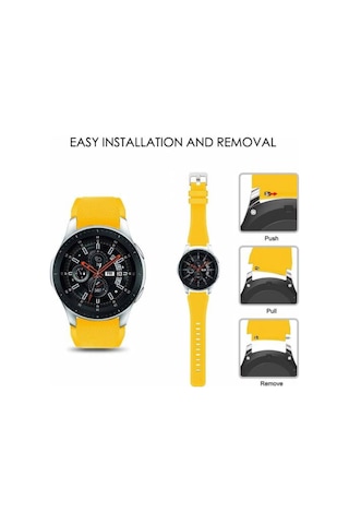 Huawei Watch Gt1 Gt2 Gt3 Kordon 46Mm Akıllı Saat Silikon Kayış (418202056)