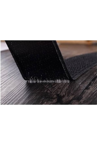 1 Mt Siyah Cırt Bant Yapışkanlı 2 Cm Genişlikde Cırt Cırt Bant