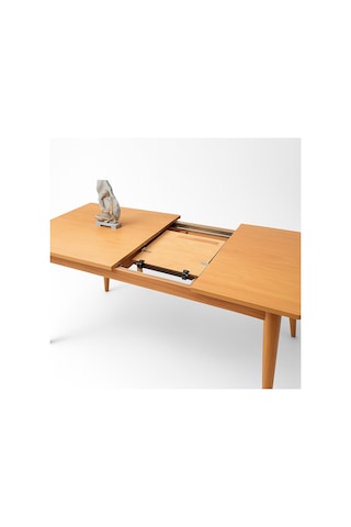 Ortadan Açılır Büyüyen Yemek Masası Natural 90x140 CM