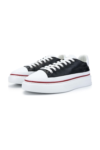 Fabi Erkek Hakiki Deri Siyah/beyaz Sneakers & Spor Ayakkabı 510 Fu0827c Erk Ayk Y24 Nero/bıanco Çok Renkli