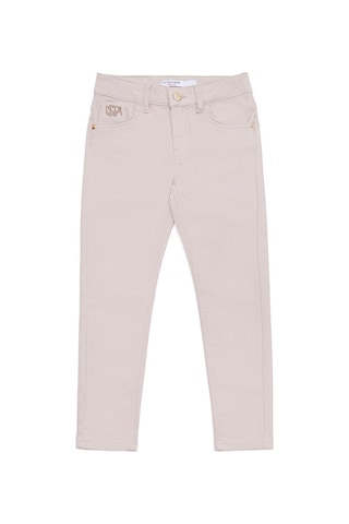 U.S. Polo Assn. Kız Çocuk Kanvas Pantolon 50264078-vr211 Gri