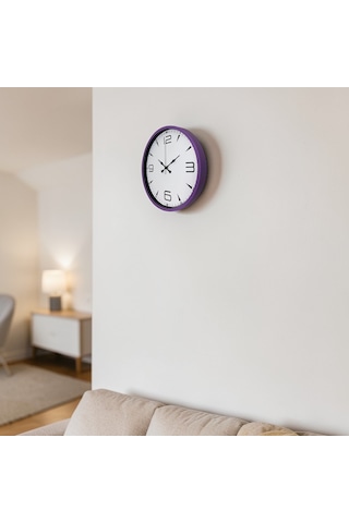Mor Standart 36 Cm Duvar Saati Diğer