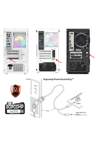 Ropcomp Powerguard Key - Pc Power Sw Güvenlik Anahtarı