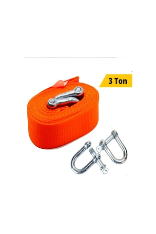 Kumaş Çeki Çekme Halatı 3 Ton / 3 Metre