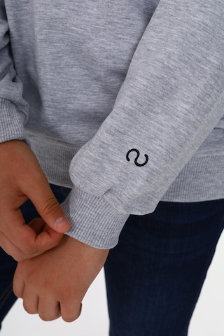 Toontoy Erkek Çocuk Polo Yaka Tnty Baskılı Sweatshirt Gri Melanj