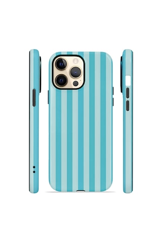 Apple iPhone Uyumlu 14 Pro Max Vorian Çift Katmanlı Magsafe Kılıf Turquoise Riviera