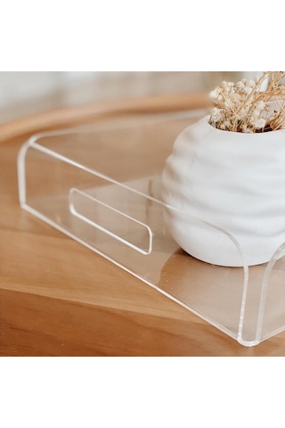 Şeffaf Tepsi Pleksi 20x30x5cm Diğer