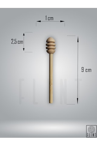 Gürgen El Yapımı Ahşap Tahta Bal Pekmez Sunum Kaşığı 9cm 6'lı
