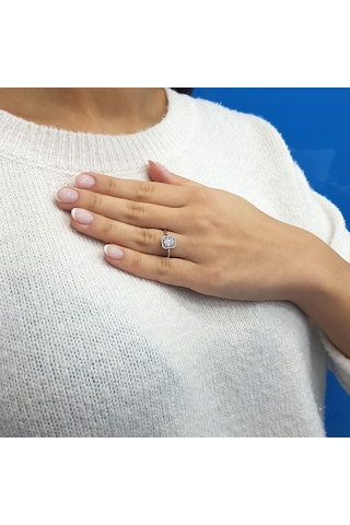 Lova 0,28 Karat Baget Pırlanta Yüzük - 1020397