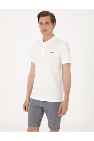 Pierre Cardin Erkek Ekru Tişört 50309946-vr019 Ekru