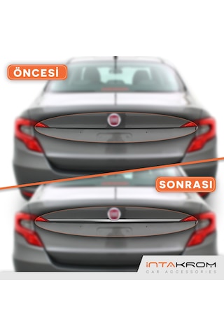 intakrom Fiat Egea Krom Bagaj Çıtası 2015 Üzeri Sedan