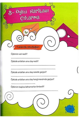 2. Sınıf Hem Okurum Hem Yazarım Öykü Tamamlama Yuva Yayınları