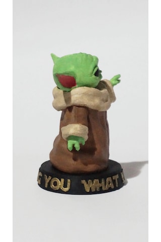 Babyyoda - Dekoratif Biblo Ve 3d Maket Obje 9cm