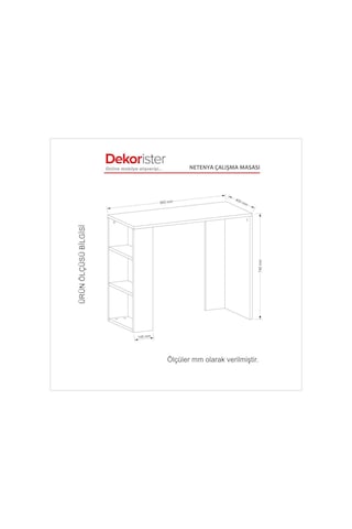 Dekorister Netenya Çalışma Masası