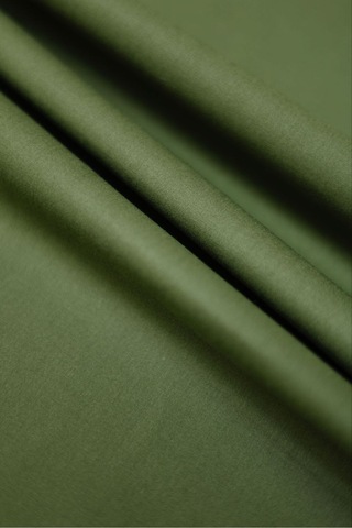 %100 Pamuk Battal Boy King Size 280x280 Cm Düz Çarşaf Koyu Yeşil