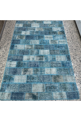 Hoom Rugs Kırkyama 178 Capri Breeze El Dokuma Kilim Mavi